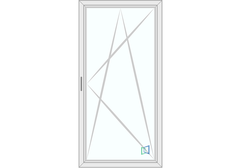 Enkel draaikip rechts