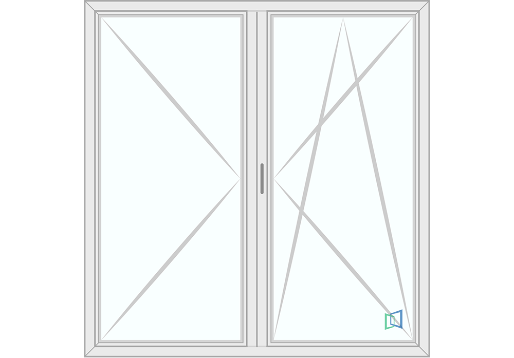 Dubbel draai draaikip rechts