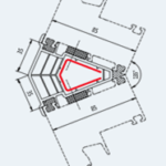 45° hoekprofiel (7000) wit (Ref. 249242)