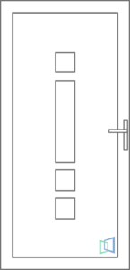 Sierdeurpanelen Groep A1 (zonder Inox afwerking)