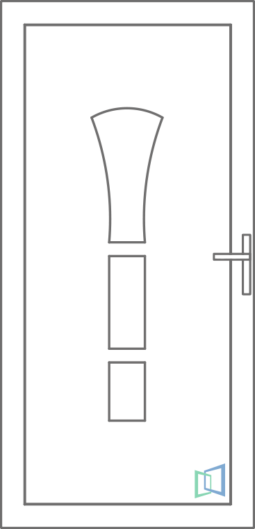 Sierdeurpaneel 02 Links (A1)