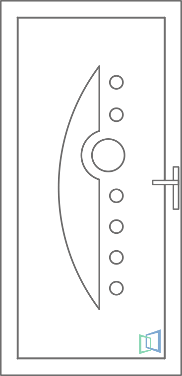 Sierdeurpaneel 03 Links (A1)