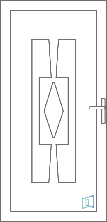 Sierdeurpaneel 04 Links (A1)