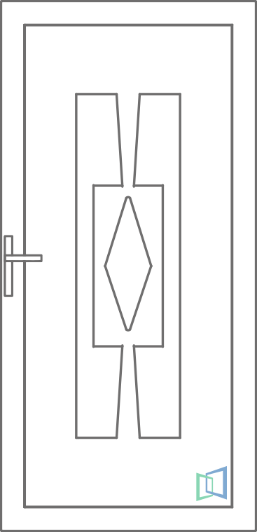 Sierdeurpaneel 04 Rechts (A1)
