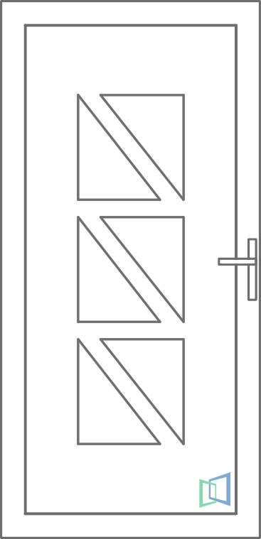 Sierdeurpaneel 05 Links (A1)