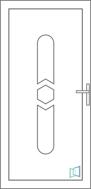 Sierdeurpaneel 06 Links (A1)
