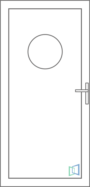 Sierdeurpaneel 10 Links (A1)