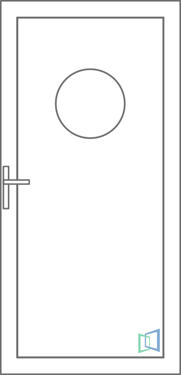 Sierdeurpaneel 10 Rechts (A1)