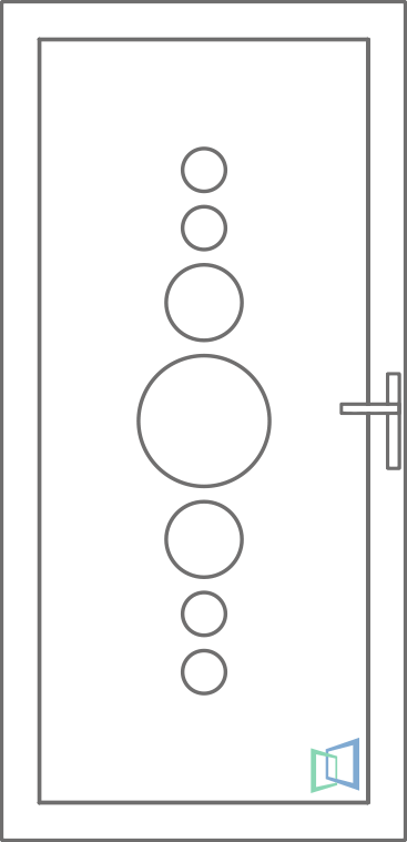 Sierdeurpaneel 100 Links (B2)