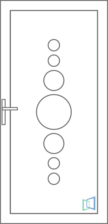 Sierdeurpaneel 100 Rechts (B2)