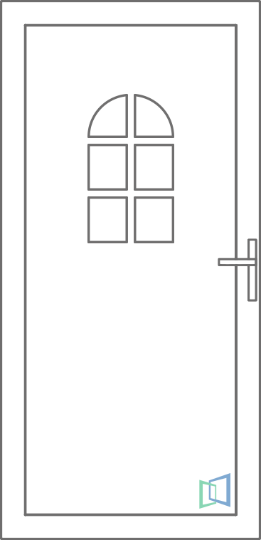 Sierdeurpaneel 101 Links (B2)