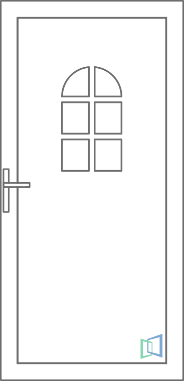Sierdeurpaneel 101 Rechts (B2)