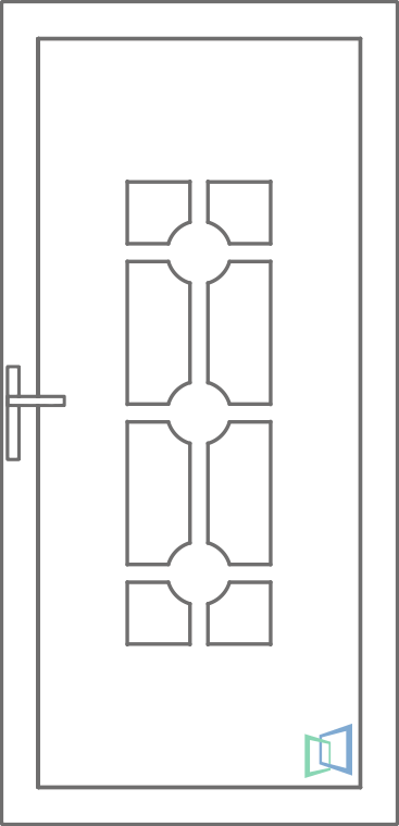 Sierdeurpaneel 102 Rechts (B2)