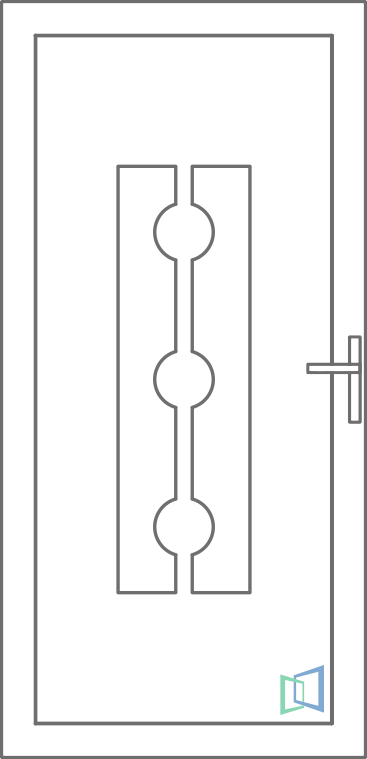 Sierdeurpaneel 103 Links (B2)