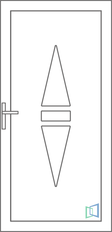 Sierdeurpaneel 105 Rechts (B2)