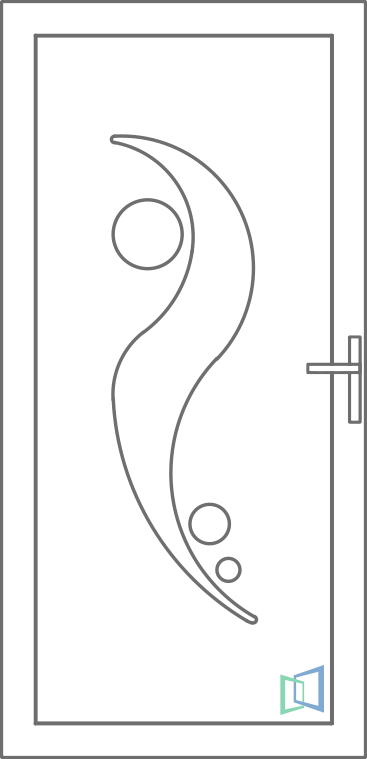 Sierdeurpaneel 11 Links (A1)