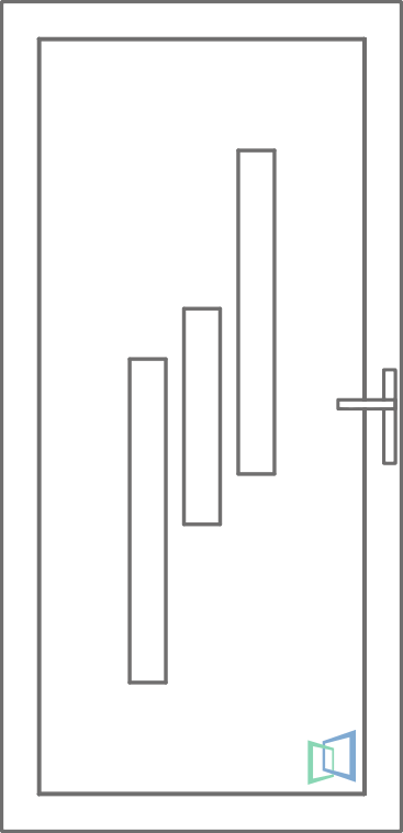 Sierdeurpaneel 15 Links (A1)