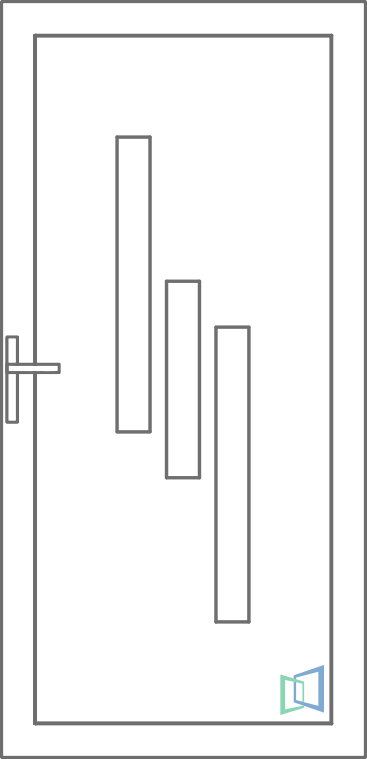 Sierdeurpaneel 15 Rechts (A1)