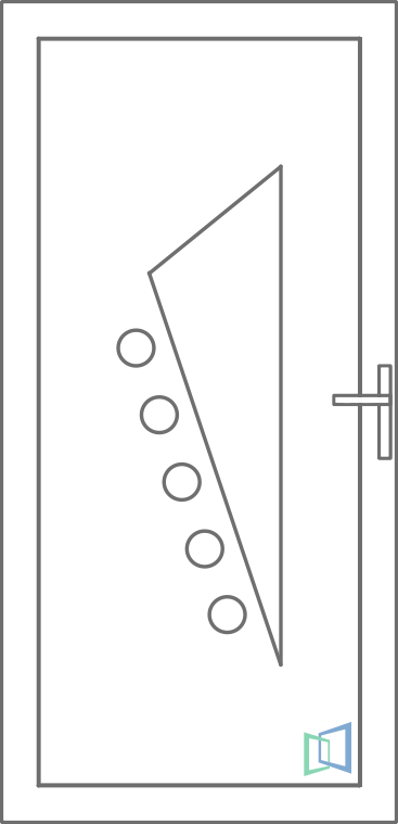 Sierdeurpaneel 17 Links (A1)