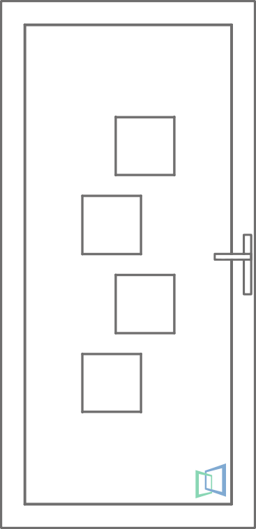 Sierdeurpaneel 18 Links (A1)