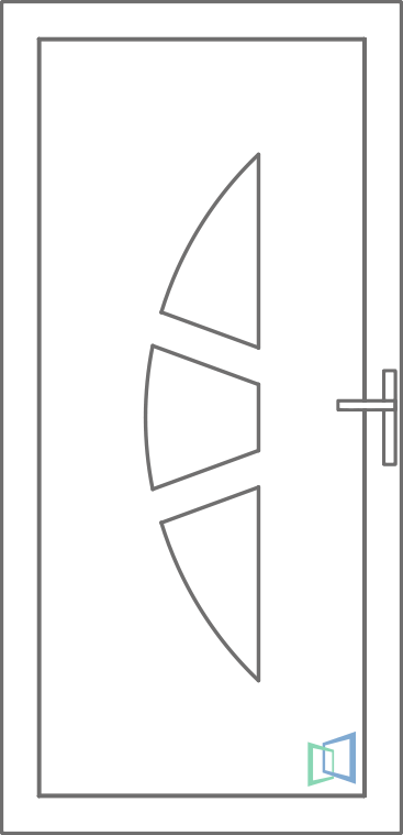 Sierdeurpaneel 19 Links (A1)