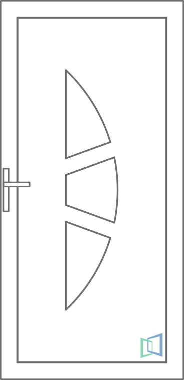 Sierdeurpaneel 19 Rechts (A1)