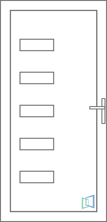 Sierdeurpaneel 20 Links (A1)