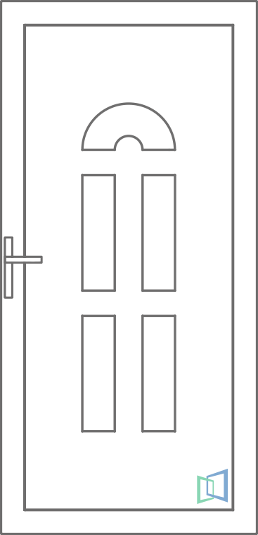 Sierdeurpaneel 21 Rechts (A1)
