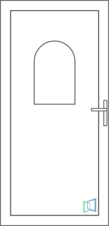 Sierdeurpaneel 22 Links (A1)