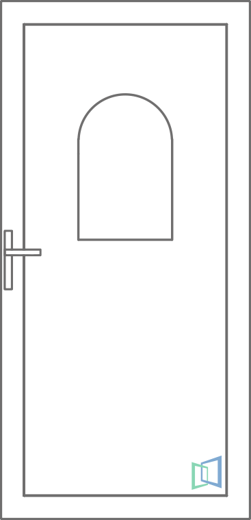 Sierdeurpaneel 22 Rechts (A1)