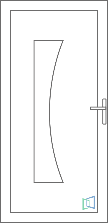 Sierdeurpaneel 23 Links (A1)