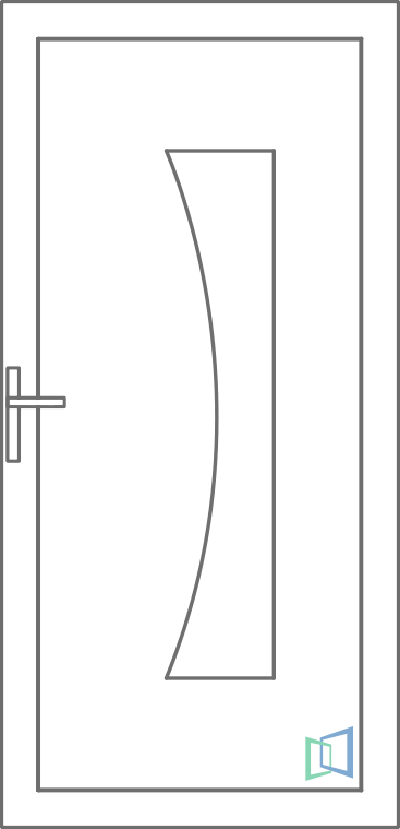 Sierdeurpaneel 23 Rechts (A1)