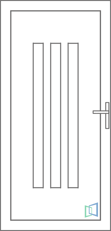 Sierdeurpaneel 24 Links (A1)