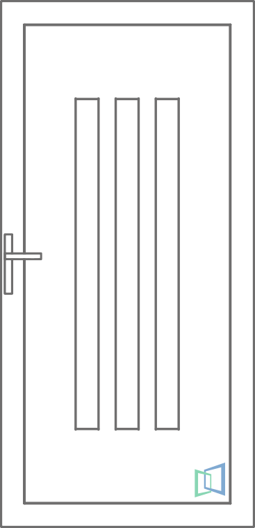 Sierdeurpaneel 24 Rechts (A1)