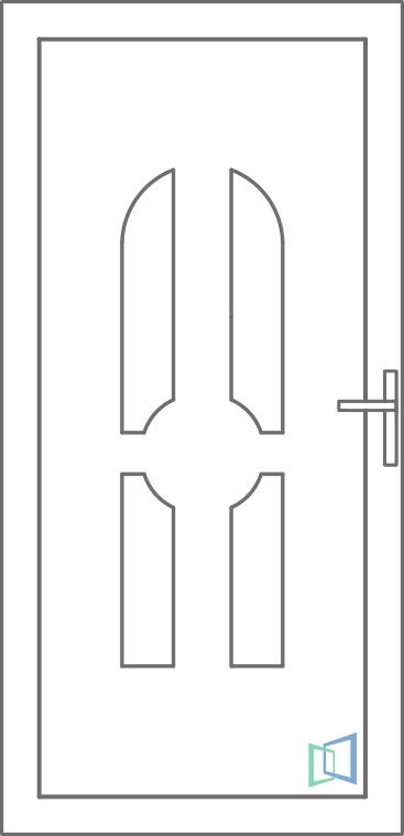 Sierdeurpaneel 27 Links (A1)