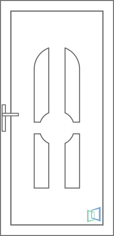 Sierdeurpaneel 27 Rechts (A1)
