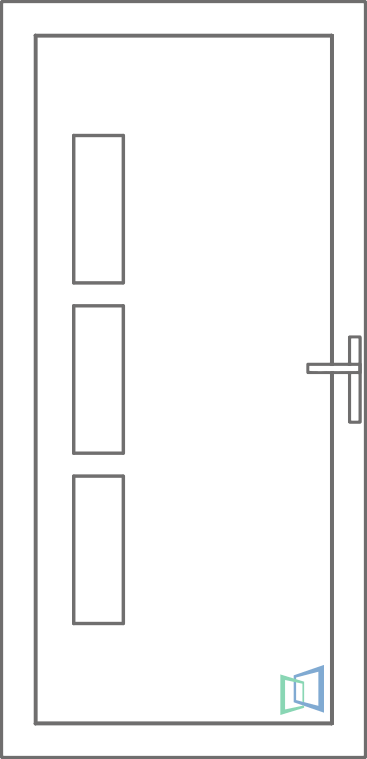 Sierdeurpaneel 28 Links (A1)
