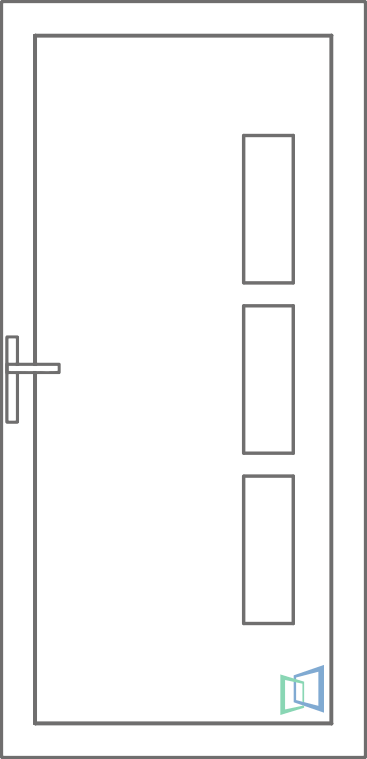 Sierdeurpaneel 28 Rechts (A1)
