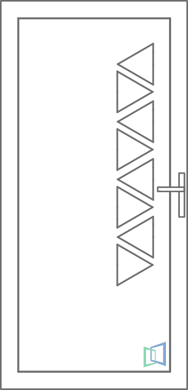 Sierdeurpaneel 30 Links (A2)