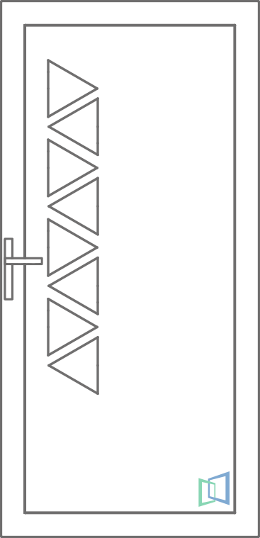 Sierdeurpaneel 30 Rechts (A2)