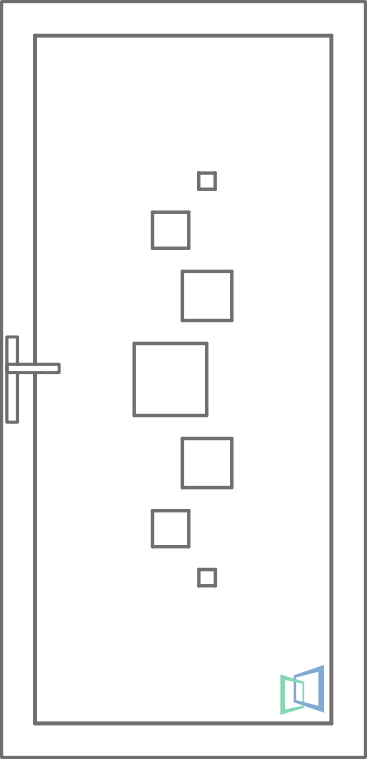 Sierdeurpaneel 31 Rechts (A2)