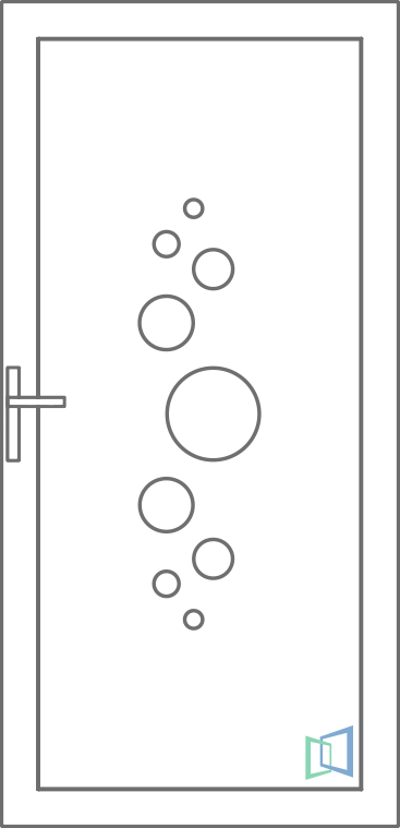Sierdeurpaneel 32 Rechts (A2)