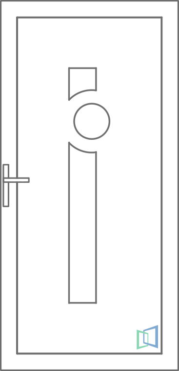 Sierdeurpaneel 33 Rechts (A2)