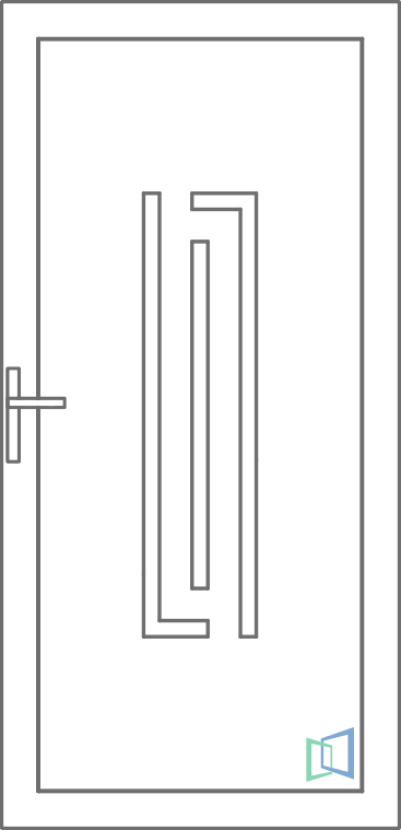 Sierdeurpaneel 34 Rechts (A2)