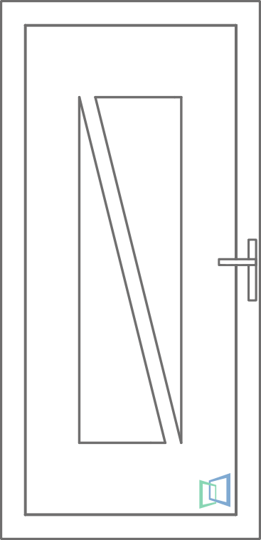 Sierdeurpaneel 35 Links (A2)