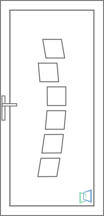 Sierdeurpaneel 36 Rechts (A2)