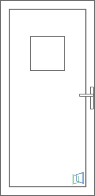 Sierdeurpaneel 37 Links (A2)