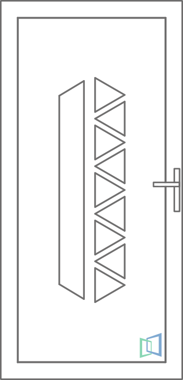 Sierdeurpaneel 38 Links (A2)