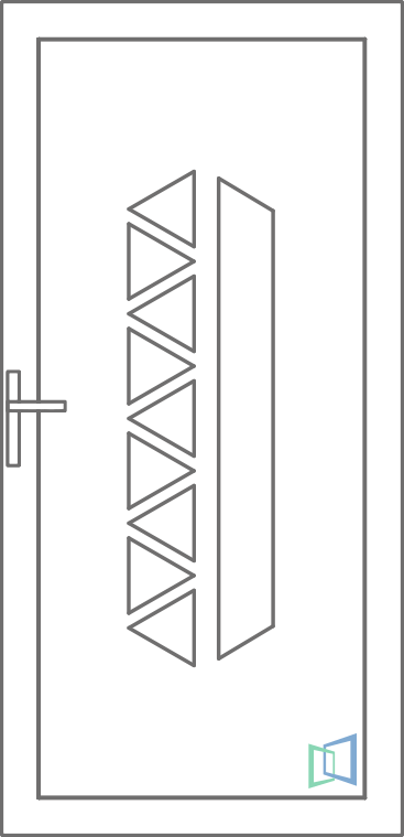 Sierdeurpaneel 38 Rechts (A2)