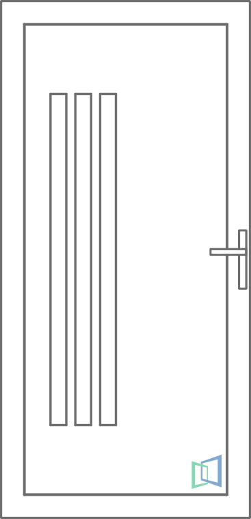 Sierdeurpaneel 39 Links (A2)